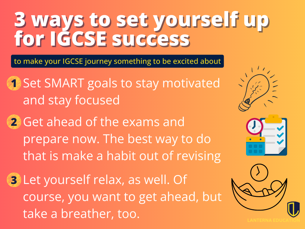 3 ways to set yourself up for IGCSE success! Learn how students can prepare for the IGCSE now and more - Lanterna Education